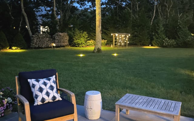 Private Oak Bluffs home with gorgeous landscaping