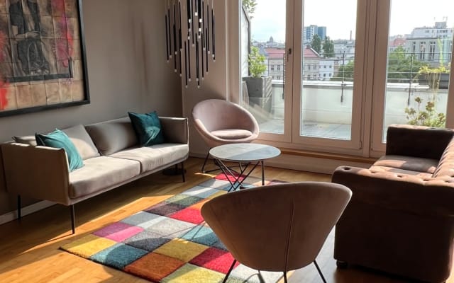 Nous louons notre appartement pour le week-end de la CDD à Berlin.