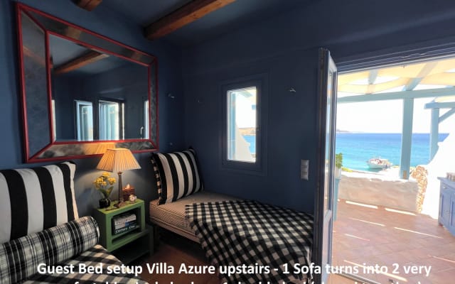 Villa Azure - Idyllic beachfront Villa on the Aegean Sea