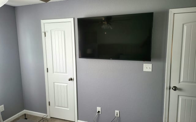 New Home built in Aug 2022. Two story 4 bedrooms 2.5 baths. Spacious.