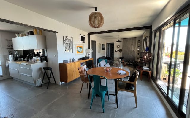 Privatzimmer - Wohnung Dachterrasse