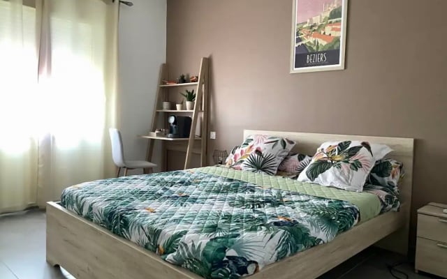 Klimatisiertes Schlafzimmer + privates Badezimmer