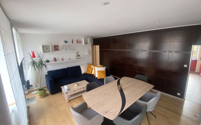 1 habitación con 1 cama doble en Colmar