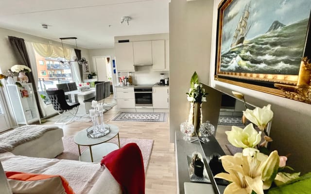 Moderne & neue Wohnung in Lørenskog in der Nähe von Einkaufszentren...