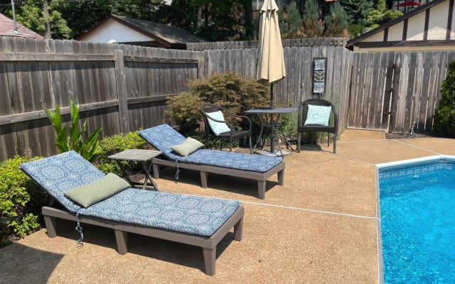 Perfectly located charming century-old home with a refreshing pool