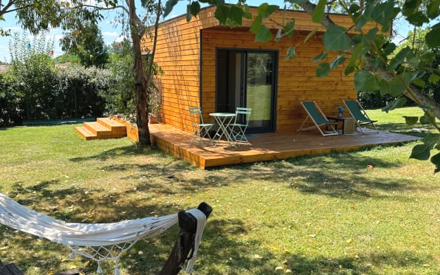 Perto de Bordéus, estúdio com jardim, piscina e jacuzzi
