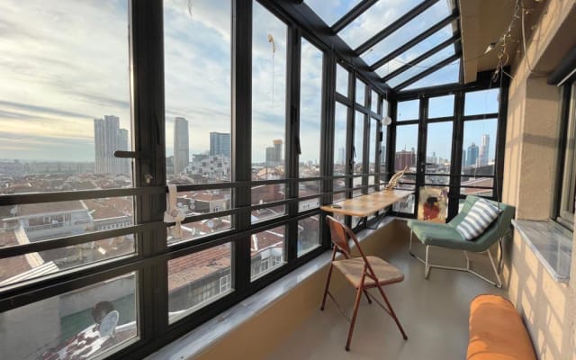 Loft unico sul tetto nel centro di Istanbul