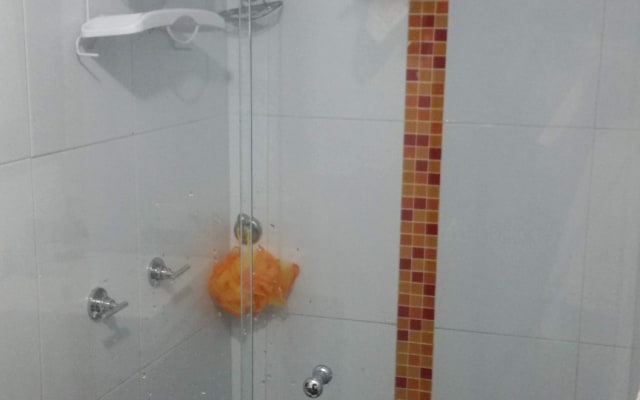 Ich teile die Wohnung mit ausländischen Touristen. Ausgezeichnete Lage