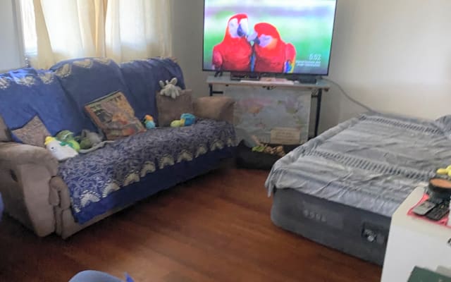Semi furnished bedroom near city center.