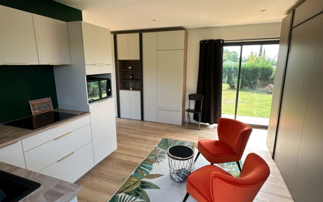 Perto de Bordéus, estúdio com jardim, piscina e jacuzzi - Foto 10