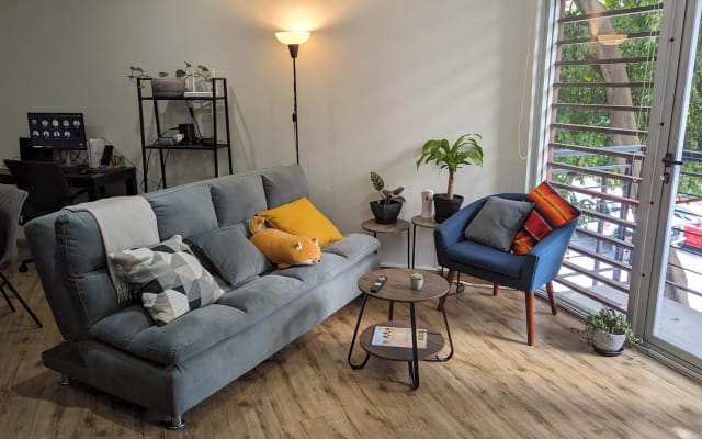 Gemütliches Schlafzimmer in Roma Norte, in der Nähe von Zona Rosa und...