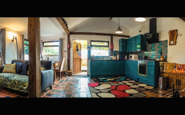 Off Grid Holzhütte in der Nähe von Yoxall Staffordshire