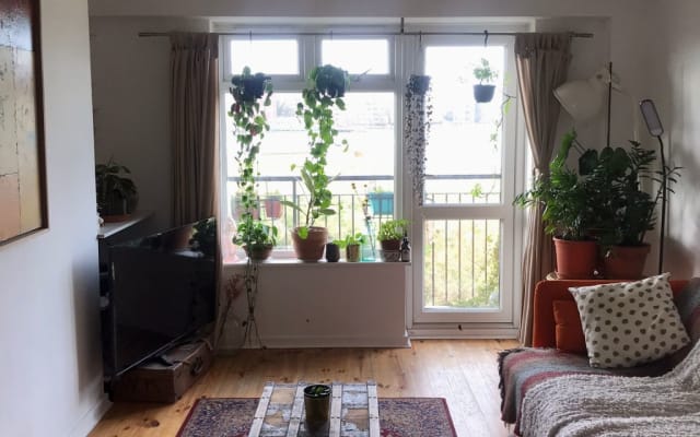 Cute Hackney apartment with great balcony view of the West Reservoir.