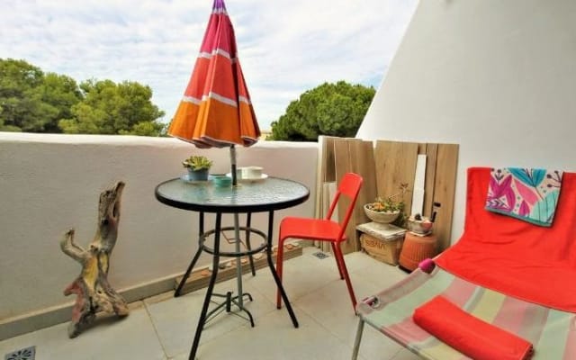 Beautiful renovated loft style apartment, sea view terrace 3mn from the...