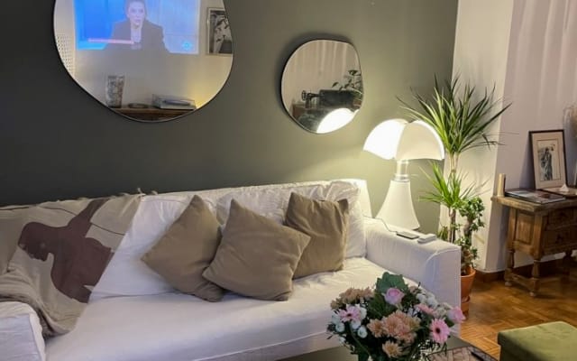 dormitorio en bonito piso con gran terraza