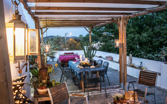 Romantisches Zimmer mit privatem Zugang zu einer endlosen Algarve-Terrasse..