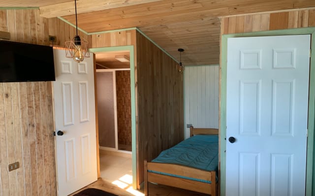 Schönes Dreibettzimmer im Zentrum von Ancud mit Meerblick
