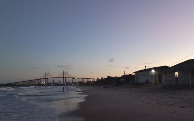 Acomodações modestas. Local paradisíaco: Praia de Santa Rita, Natal-RN