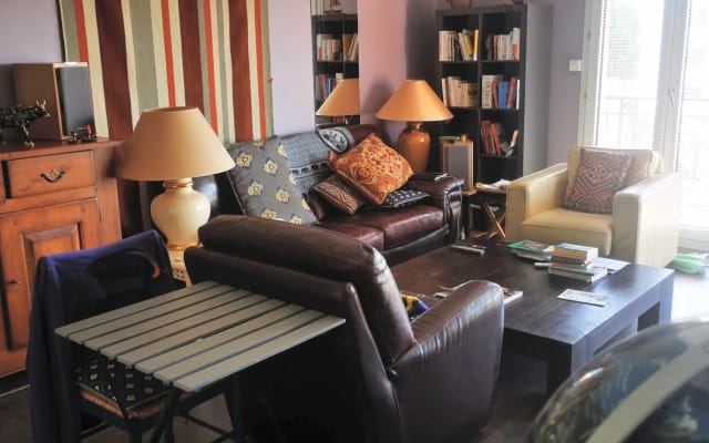 chambre dans appartement, naturistes bienvenus