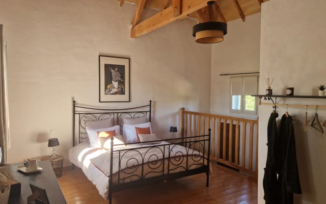 Chambre d'hôte à la campagne, chambre avec salle de bain privative