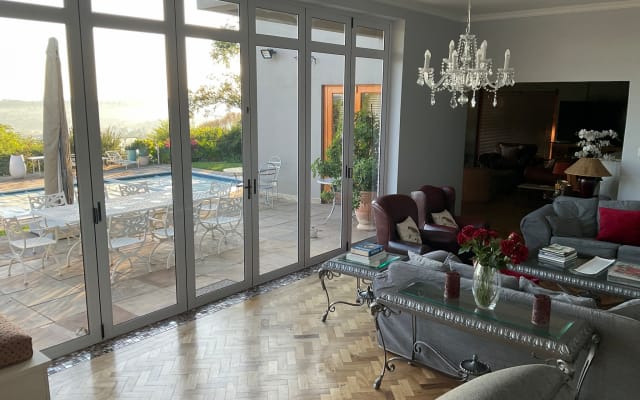 Hannes's listing on misterb&b - View from Lounge over pool and patio on lower level