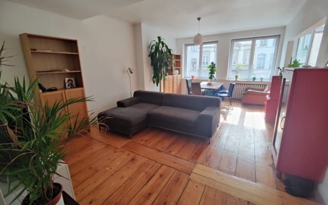 Chambre spacieuse disponible dans notre appartement au centre ville