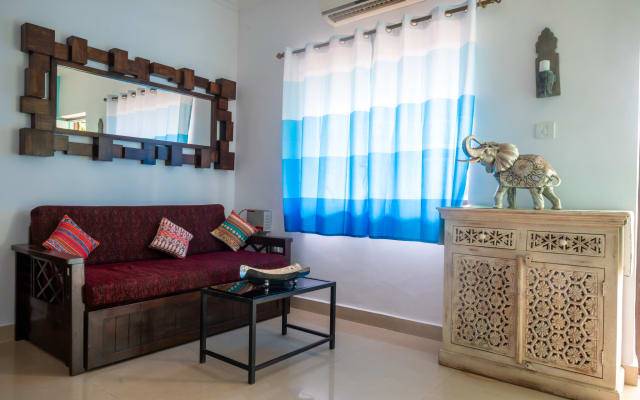 Calangute Amplio 1BHK Apt.
with Wi-Fi & Power-backup