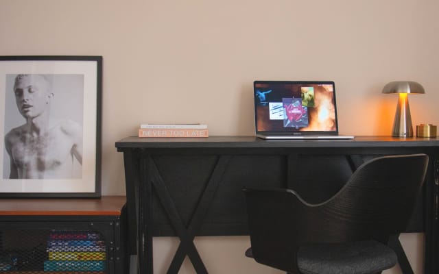 Stylish guest room in trendy East London