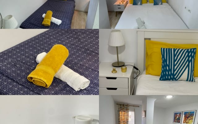 Gran habitación. Zona Nogalera- Centro! 5 min playa. Vistas. Pets.