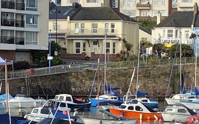 Harbourside house with glorious views