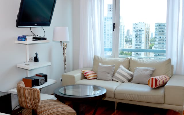 hORACIO's listing on misterb&b - Living room. Tv. AA, Sofa