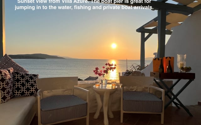 Villa Azure - Idyllic beachfront Villa on the Aegean Sea