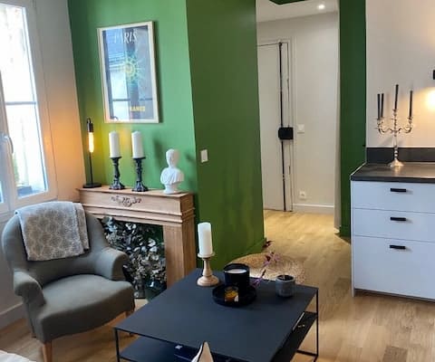 Charming renovated apartment.