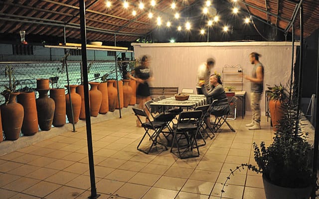 Casa Erhu. Camera a pergola in legno. - Foto 12