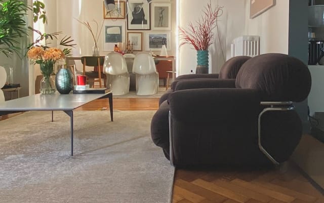 Chambre avec salle de bain privée dans un bel appartement du centre...