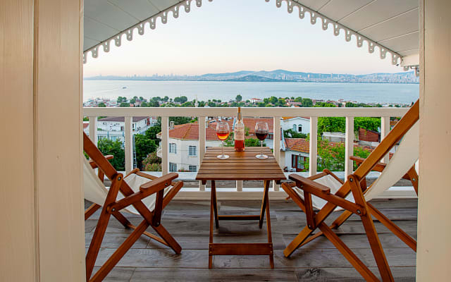 Penthouse Mansion com vista fantástica para o mar (Suite Roma)