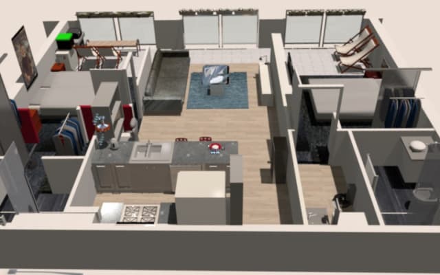 [YAS]queen-sized bedroom, private bathroom + direct balcony access - Picture 7