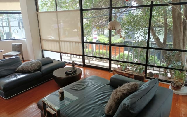 Privatzimmer in schön beleuchteter Wohnung