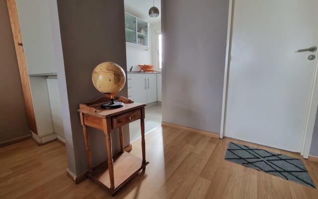 Helle Wohnung + Queen-Bett + Balkon Terrasse und Blick in Palermo