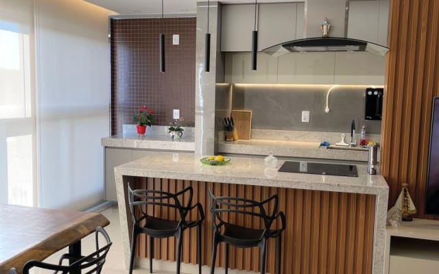 Appartamento di lusso, qualità, 2 suite di fronte al parco di cascavel