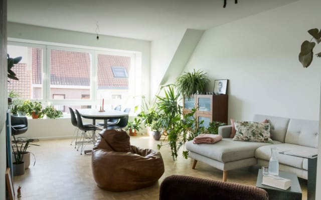 Chambre lumineuse dans un appartement spacieux à Gand