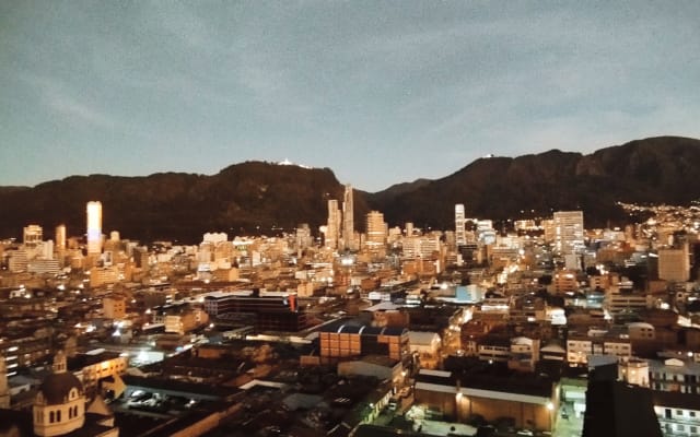 Una vista favolosa nel centro di Bogotà