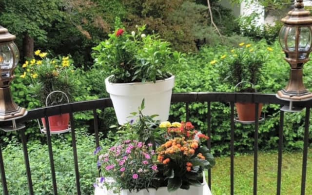 Sehr schöne Ruhige Wohnung, ein Queen Zimmer mit Balkon