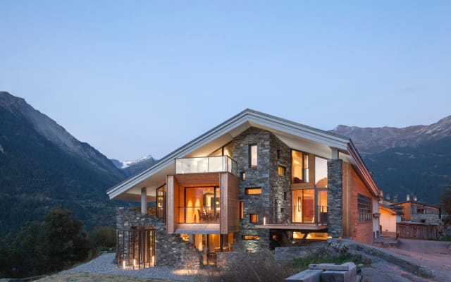 Etonnant chalet, à l'architecture unique au coeur de la Tarentaise