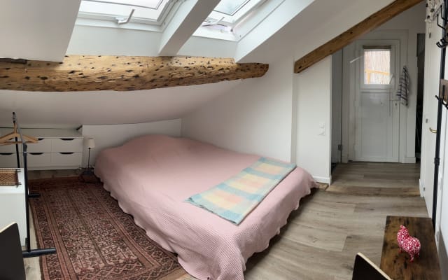Lovely studio under the roof!