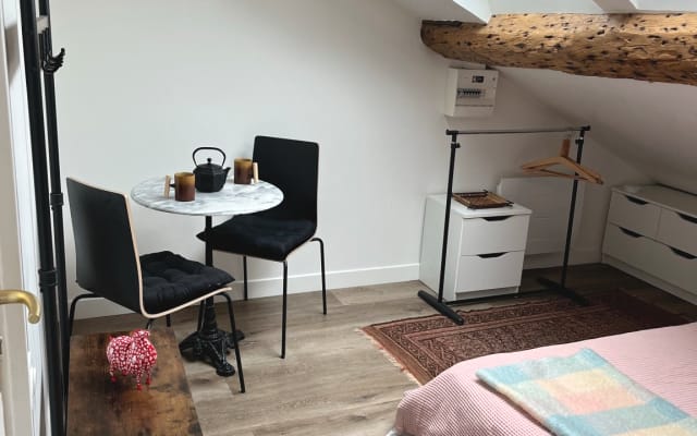 Lovely studio under the roof!