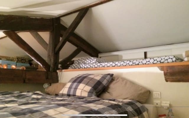 Mezzanine under roof, 1.80m bed, large luggage space