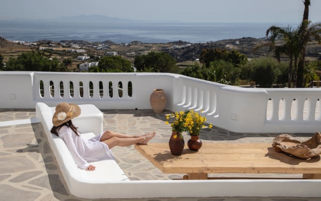 Villa située au cœur de Mykonos sur un vaste terrain de 5600 m2