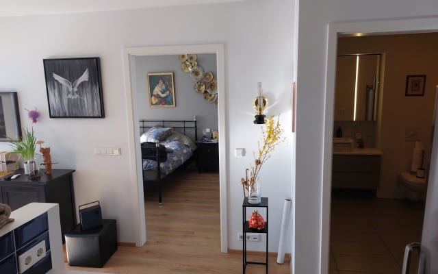 Una camera da letto vicino al centro di Reykjavik.