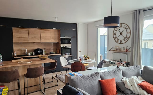 Bedroom in beautiful new apartment